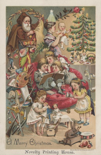 Weihnachtskarte von American School